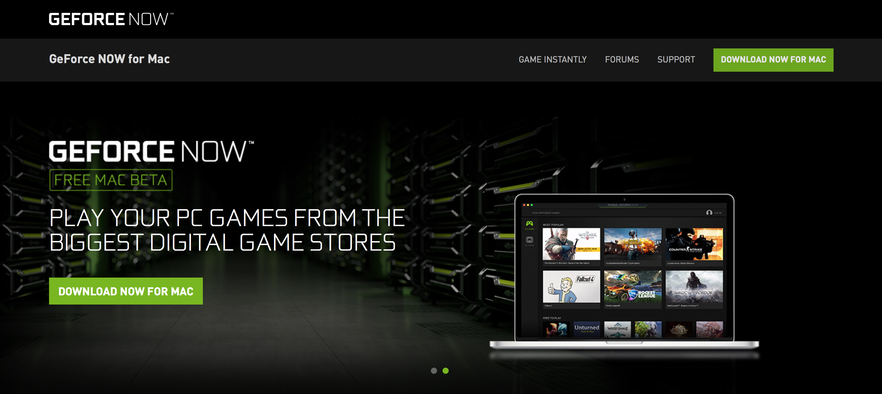 Nvidia 開始 GeForce Now Mac beta